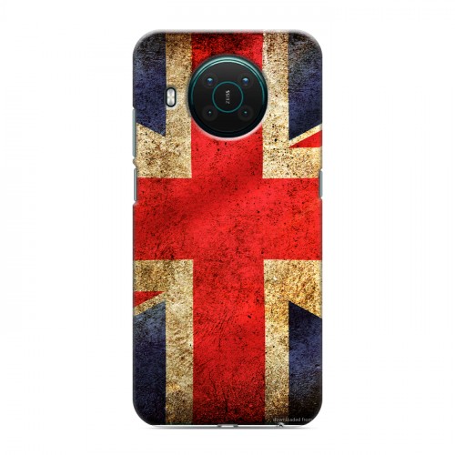 Дизайнерский пластиковый чехол для Nokia X10 Флаг Британии