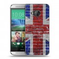 Дизайнерский силиконовый чехол для HTC One ME Флаг Британии