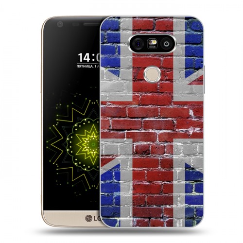 Дизайнерский пластиковый чехол для LG G5 Флаг Британии