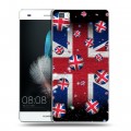 Дизайнерский пластиковый чехол для Huawei P8 Lite Флаг Британии