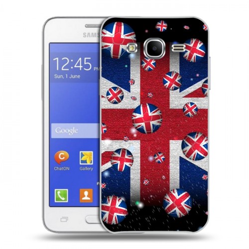 Дизайнерский силиконовый чехол для Samsung Galaxy J7 Флаг Британии