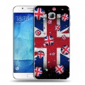 Дизайнерский пластиковый чехол для Samsung Galaxy A8 Флаг Британии