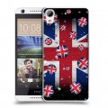 Дизайнерский пластиковый чехол для HTC Desire 626 Флаг Британии