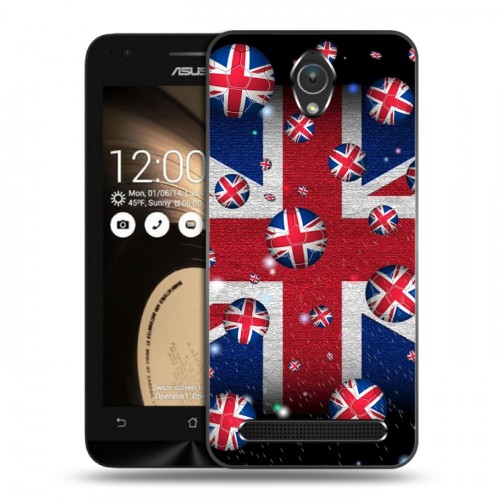 Дизайнерский пластиковый чехол для ASUS ZenFone Go 4.5 Флаг Британии