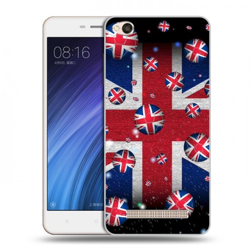 Дизайнерский силиконовый чехол для Xiaomi RedMi 4A Флаг Британии