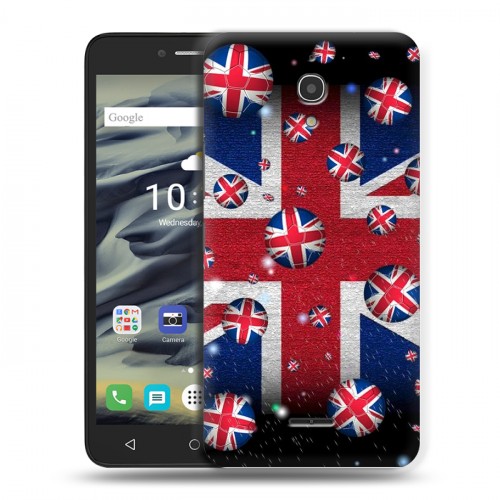 Дизайнерский силиконовый чехол для Alcatel Pixi 4 (6) 9001d Флаг Британии