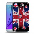 Дизайнерский пластиковый чехол для Samsung Galaxy Note 2 Флаг Британии