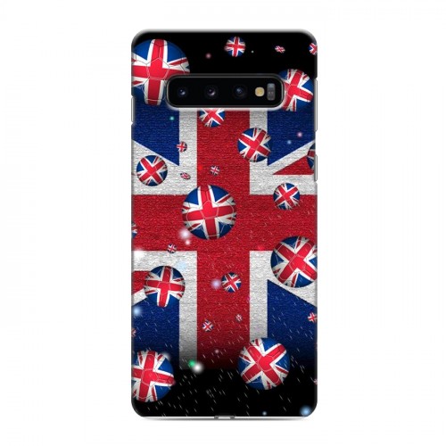Дизайнерский силиконовый чехол для Samsung Galaxy S10 Флаг Британии