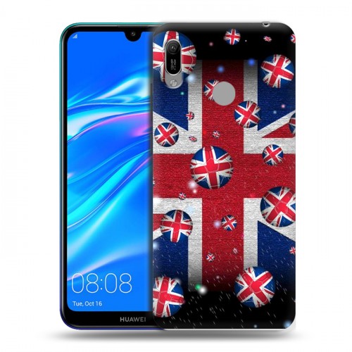 Дизайнерский пластиковый чехол для Huawei Y6 (2019) Флаг Британии
