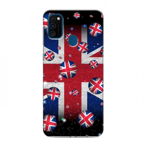 Дизайнерский силиконовый чехол для Samsung Galaxy M30s Флаг Британии