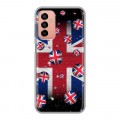 Дизайнерский силиконовый чехол для Samsung Galaxy M23 5G Флаг Британии