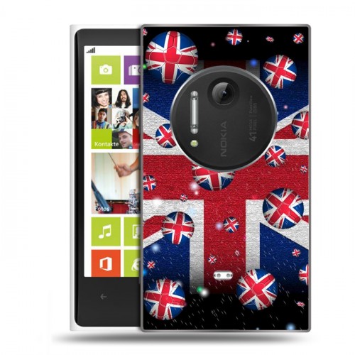 Дизайнерский силиконовый чехол для Nokia Lumia 1020 Флаг Британии