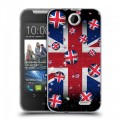 Дизайнерский силиконовый чехол для HTC Desire 310 Флаг Британии