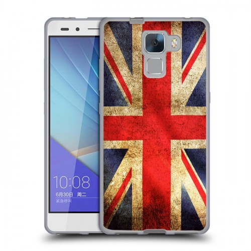 Дизайнерский пластиковый чехол для Huawei Honor 7 Флаг Британии
