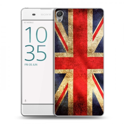Дизайнерский пластиковый чехол для Sony Xperia XA Флаг Британии