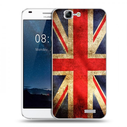 Дизайнерский силиконовый чехол для Huawei Ascend G7 Флаг Британии