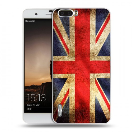 Дизайнерский силиконовый чехол для Huawei Honor 6 Plus Флаг Британии