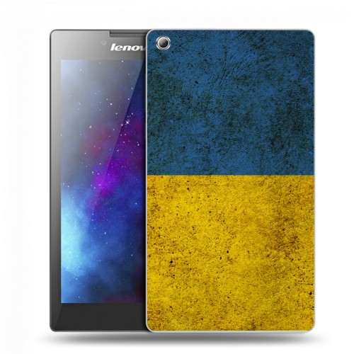Дизайнерский силиконовый чехол для Lenovo Tab 3 7 Флаг Украины