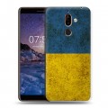 Дизайнерский пластиковый чехол для Nokia 7 Plus Флаг Украины