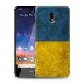 Дизайнерский пластиковый чехол для Nokia 2.2 Флаг Украины