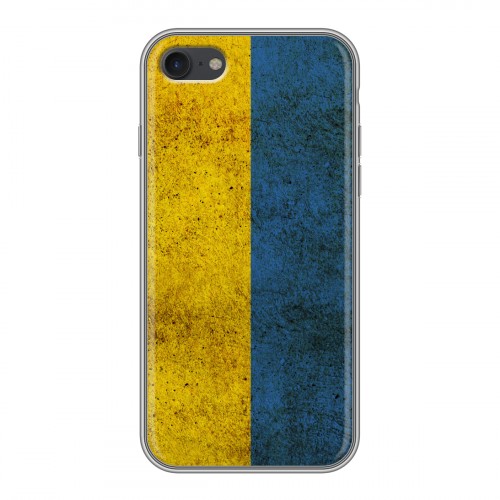 Дизайнерский силиконовый чехол для Iphone 7 Флаг Украины