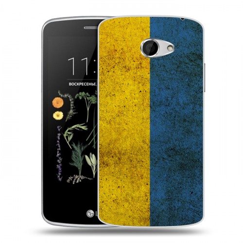 Дизайнерский силиконовый чехол для LG K5 Флаг Украины