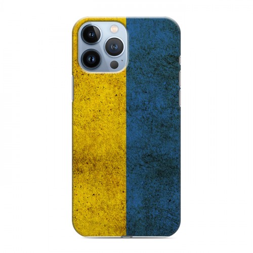 Дизайнерский силиконовый чехол для Iphone 13 Pro Max Флаг Украины