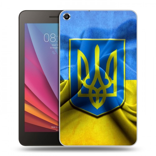 Дизайнерский силиконовый чехол для Huawei MediaPad T1 7.0 Флаг Украины