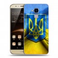 Дизайнерский пластиковый чехол для Huawei Honor 5C Флаг Украины