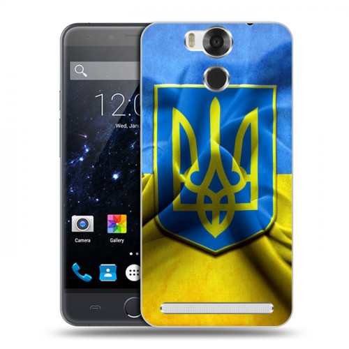 Дизайнерский пластиковый чехол для Ulefone Power Флаг Украины