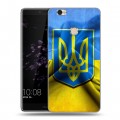 Дизайнерский пластиковый чехол для Huawei Honor Note 8 Флаг Украины