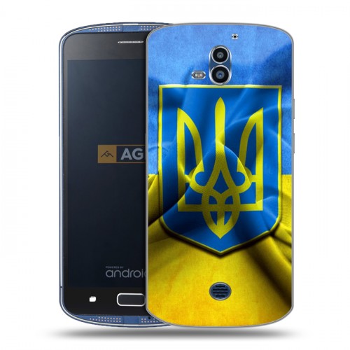 Дизайнерский силиконовый чехол для AGM X1 Флаг Украины