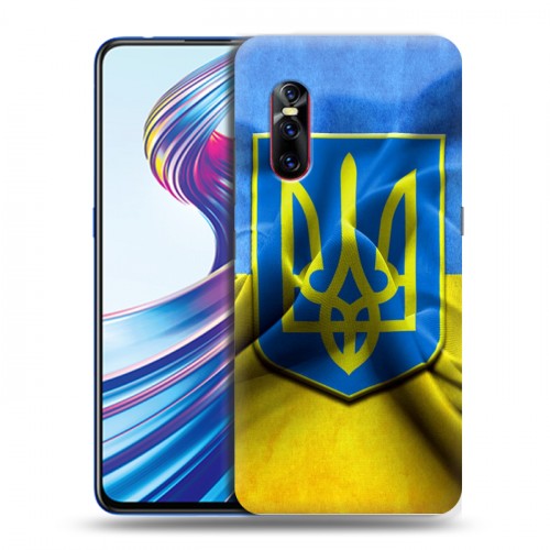 Дизайнерский пластиковый чехол для Vivo V15 Pro Флаг Украины