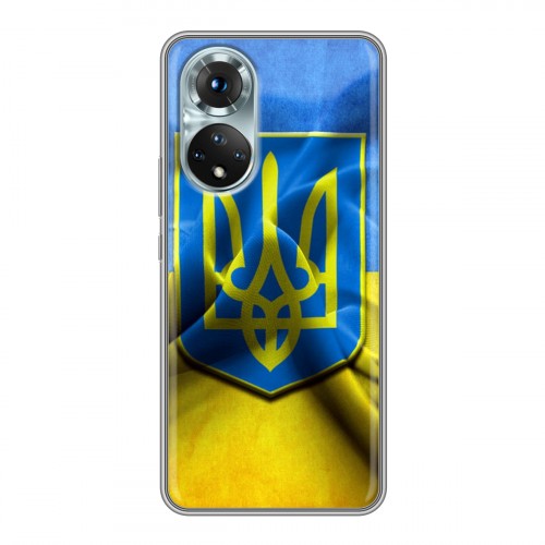 Дизайнерский силиконовый чехол для Huawei Honor 50 Флаг Украины