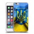 Дизайнерский силиконовый чехол для Iphone 6 Plus/6s Plus Флаг Украины