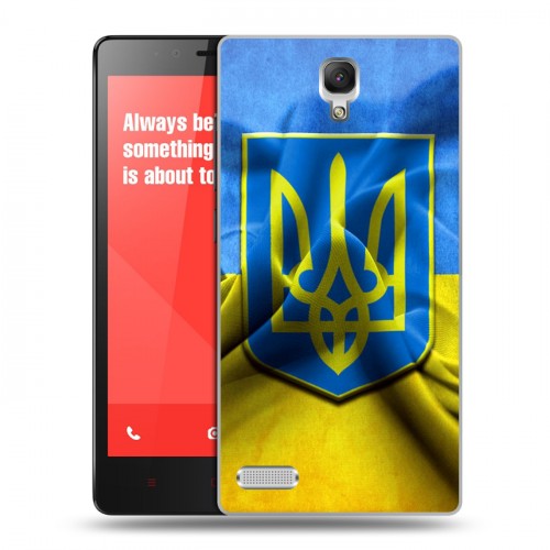 Дизайнерский силиконовый чехол для Xiaomi RedMi Note Флаг Украины