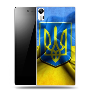 Дизайнерский силиконовый чехол для Lenovo Vibe Shot Флаг Украины (на заказ)