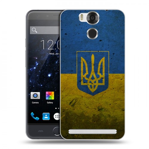 Дизайнерский пластиковый чехол для Ulefone Power Флаг Украины