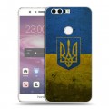 Дизайнерский пластиковый чехол для Huawei Honor 8 Флаг Украины