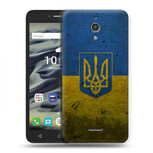 Дизайнерский силиконовый чехол для Alcatel Pixi 4 (6) 9001d Флаг Украины