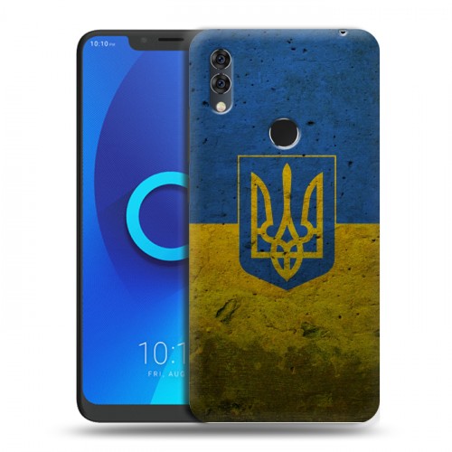 Дизайнерский силиконовый чехол для Alcatel 5V Флаг Украины