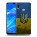 Дизайнерский пластиковый чехол для Huawei Y6 (2019) Флаг Украины