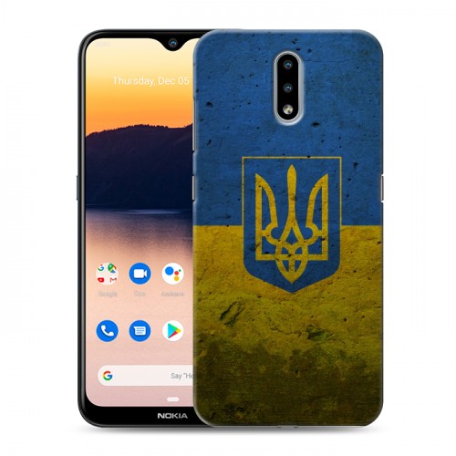 Дизайнерский силиконовый чехол для Nokia 2.3 Флаг Украины