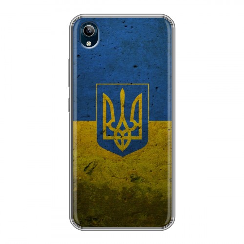 Дизайнерский силиконовый чехол для Vivo Y91C Флаг Украины