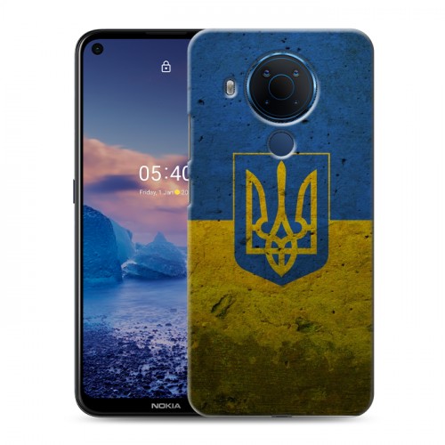Дизайнерский силиконовый чехол для Nokia 5.4 Флаг Украины