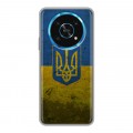 Дизайнерский силиконовый с усиленными углами чехол для Huawei Honor Magic 4 Lite 5G Флаг Украины