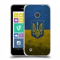 Дизайнерский пластиковый чехол для Nokia Lumia 530 Флаг Украины