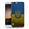 Дизайнерский силиконовый чехол для Huawei Honor 6 Plus Флаг Украины