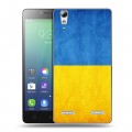 Дизайнерский силиконовый чехол для Lenovo A6010 Флаг Украины