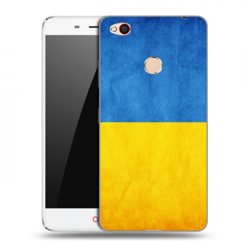 Дизайнерский пластиковый чехол для ZTE Nubia N1 Флаг Украины